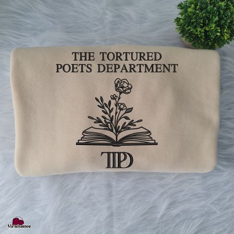 Taylor Swift The Tortured Poets Department Embroidered Crewneck Sweatshirt, TTPD Merch Check more at https://viralustee.com/product/taylor-swift-the-tortured-poets-department-embroidered-crewneck-sweatshirt-ttpd-merch/ Taylor Swift Merchandise, Swift Outfits, Swift Tour, Taylors Version, Birthday Fits, Embroidered Crewneck, Hoodie Size Chart, Embroidered Sweatshirt, Embroidered Tshirt