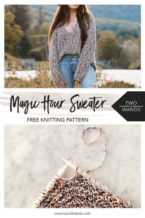 Magic Hour Sweater: Knit This Easy-to-Follow Pattern for a Cozy Winter Pullover Knitting Oversized Sweater Pattern, Worsted Weight Yarn Sweater Patterns, Knit Bulky Sweater Pattern Free, Knit Wrap Sweater Pattern Free, 2023 Knitting Patterns, Slouchy Knit Sweater Pattern, We Are Knitters Pattern Free Knitting, Bottom Up Sweater Knitting Pattern, Worsted Knitting Patterns