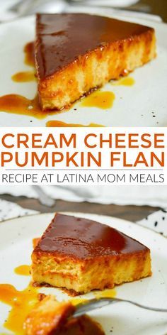 Perfect Flan, Cheese Flan Recipe, Cream Cheese Flan, Cream Cheese Pumpkin, Pumpkin Flan, Flan Cake, Boricua Recipes, Flan Recipe, Cheese Pumpkin