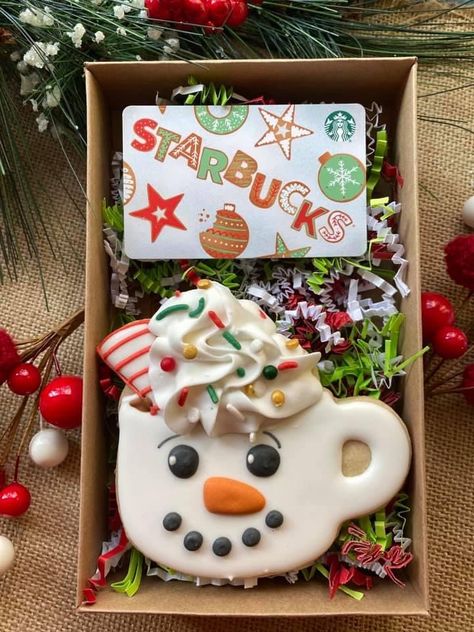 Christmas Cookie Kits Gift Ideas, Sugar Cookie Gift Ideas, Christmas Teacher Cookies, Teacher Christmas Cookies Decorated, Teacher Christmas Cookies, Christmas Cookies For Teachers, Christmas Treat Boxes Ideas, Chrisrmas Cookies, Christmas Cookie Display