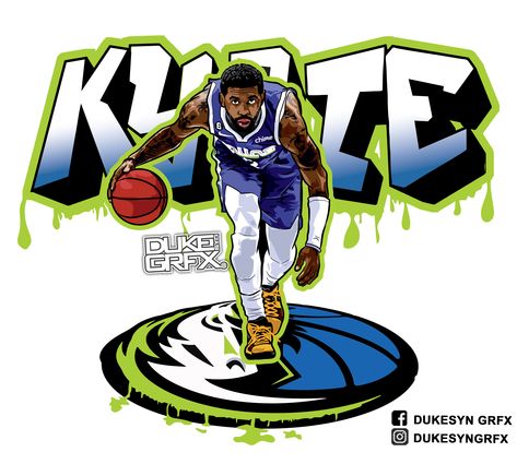 Kyrie Irving Artwork, Kyrie Irving Wallpapers Dallas, Kyrie Irving Drawing, Kyrie Irving Cartoon, Kyrie Irving Wallpapers, Ugc Inspiration, Kyrie Irving Celtics, Irving Wallpapers, Irving Nba