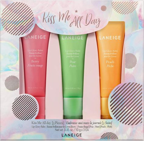 Laneige LANEIGE - Kiss Me All Day Sephora Gift Sets, Raspberry Fruit, 카드 디자인, Makijaż Smokey Eye, Kissable Lips, Oily Skin Care, Affordable Gifts, Lip Color, Kiss Me