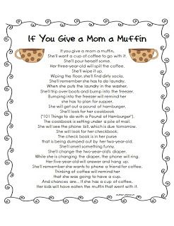 Freebie poem for Mother's Day Tea or Muffins with Mom Muffins With Mom, Muffins For Mom, Mother's Day Projects, Mothers Day Poems, Mother Poems, Mother's Day Activities, Spring Preschool, Dad Day, Fathers Day Crafts