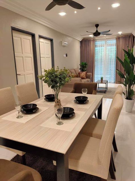 Deko Ruang Tamu Memanjang, Deco Rumah, Minimalist Home Interior, Loft Style, Living Dining, Minimalist Home, Living Dining Room, Modern Minimalist, Home Interior