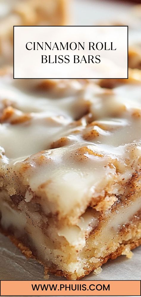 These Cinnamon Roll Bliss Bars are a delightful fusion of creamy cheesecake and the warm, comforting flavors of cinnamon rolls. With a buttery graham cracker crust and a rich, swirled cinnamon filling, these bars are perfect for any occasion, whether it’s a cozy family gathering or a festive celebration. Cinnamon Bliss Bars, Cinnamon Roll Squares, Cinnamon Cheesecake Bars Crescent Rolls, Marshmallow Cinnamon Rolls, Cinnamon Imperials Recipes, Cozy Fall Dessert Recipes, Chest Bars Dessert, Buttery Cinnamon Rolls, Cinnamon Rolls With Marshmallows