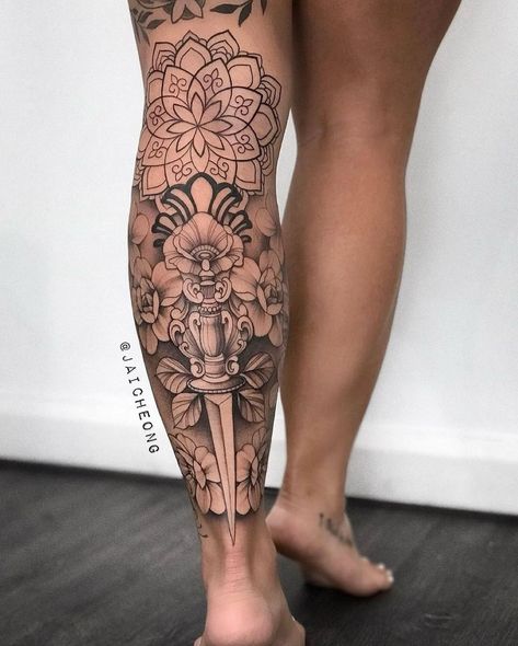 A fun piece on the shin for Crystal ✨ Thanks for making the trip down and sitting so well 🙏🏼 All bookings and enquiries to… | Instagram Womens Shin Tattoo, Women Calves Tattoo, Calf Tattoos For Women, Shin Tattoo, Half Sleeve Tattoos Drawings, Full Leg Tattoos, Tasteful Tattoos, Forearm Tattoo Women, Leg Tattoos Women