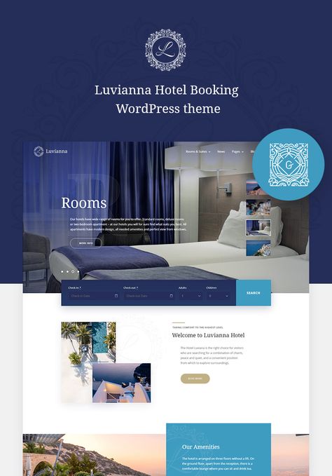 The demo preview of this professional Luvianna Hotel WordPress Theme (#84014) is created for you to get yourself knowledgeable about the theme prior to buying it. Click through the pages, examine t Hotel Website Design, Hotel Booking Website, Airbnb Website, Theme Hotel, Restaurant Web, Booking Website, Hotel Website, Theme Wordpress, Hotel Branding