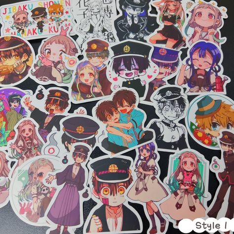 Tbhk Stickers, Toilet Bound Hanako, Anime Items, Stickers Anime, Toilet Bound Hanako Kun, Anime Accessories, Anime Crafts, Toilet Bound, Silly Dogs