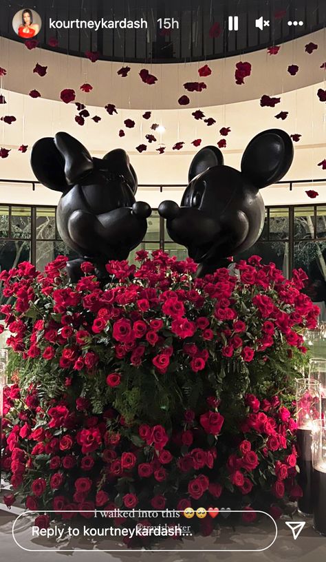 Travis Barker Surprises Kourtney Kardashian with Giant Mickey and Minnie Mouse for Valentine's Day All The Kardashians, Balloons Galore, Kylie Jenner Look, Travis Barker, Mickey And Minnie Mouse, Pink Teddy, Flower Therapy, Beautiful Bouquet Of Flowers, Paper Hearts