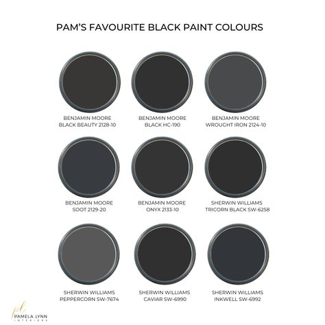 2_BLACK_PAINT_COLOURS Slat Entryway, Black Furniture Paint, Cream Furniture, Black Paint Color, Design Style Quiz, Orange Brick, Black Rooms, Painted Front Doors, Black Room