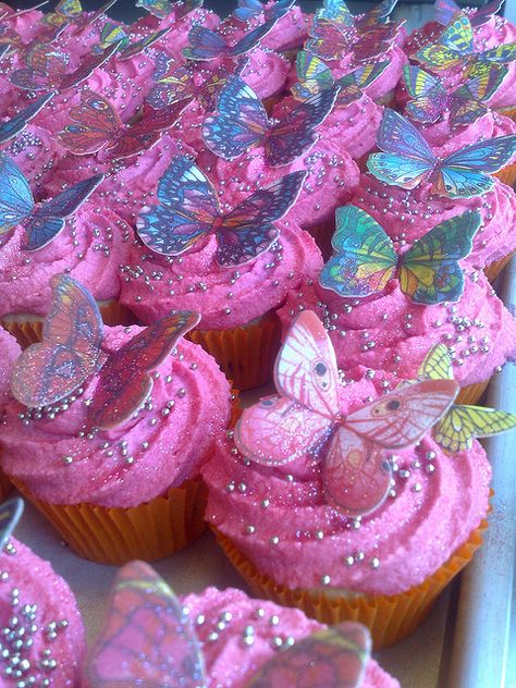 Γενέθλια Mickey Mouse, Butterfly Themed Birthday Party, Fancy Nancy Party, Framed Butterflies, Butterfly Cupcakes, Pastel Cupcakes, Butterfly Birthday Party, Butterfly Baby Shower, Butterfly Cakes