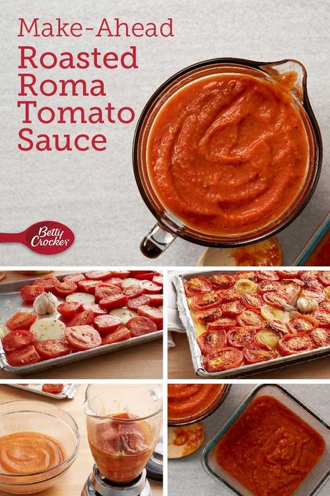 What To Do With Extra Roma Tomatoes, Roma Tomato Sauce Recipe, Roasted Roma Tomato Sauce, Roma Tomatoes Recipes Sauces, Roma Tomatoes Recipes, Freezer Veggies, Roma Tomato Sauce, Roma Tomato Recipes, Homegrown Recipes