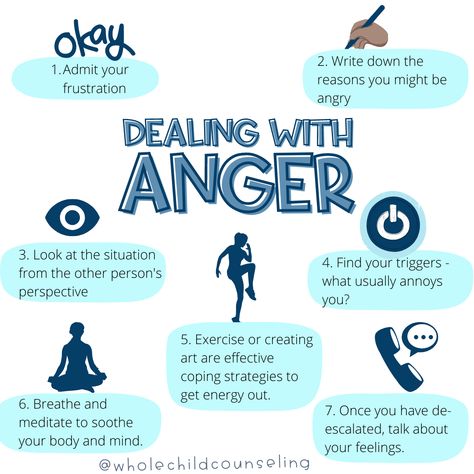 How To Calm Your Anger, How To Let Go Of Frustration, Breathing Exercises For Anger, Anger Therapeutic Activities, How To Reduce Anger Issues, Anger Coping Strategies, Release Anger Quotes, How To Let Anger Out, Tips For Anger Management