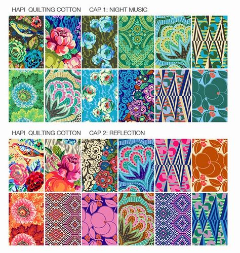 Cabbage Corner Amy Butler Quilt, Amy Butler Patterns, Trip To Egypt, Amy Butler Fabric, Colorful Florals, Night Music, Hello Kitty Birthday, Amy Butler, Woven Fabrics