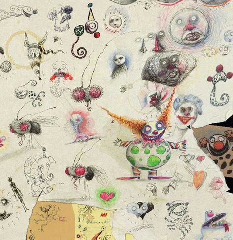 Tim Burton's sketchbook Tim Burton Sketches, Tim Burton Artwork, Tim Burton Drawings, Tim Burton Style, Tim Burton Art, Tim Burton Films, Jack Skellington, Museum Of Modern Art, Tim Burton