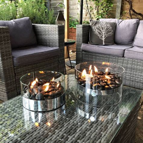 Fire Pit Indoor, Table Top Fire Pit, Patio Addition, Indoor Fire Pit, Garden Escape, Tabletop Firepit, Fire Pit Grill, Fire Bowls, Fire Table