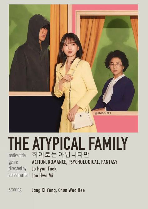 Atypical Family Poster, Atypical Family Korean Drama, The Atypical Family Drama 2024, A Typical Family, Atypical Family Drama, Movies To Watch With Family, Kdrama 2024, Atypical Family, Most Handsome Korean Actors