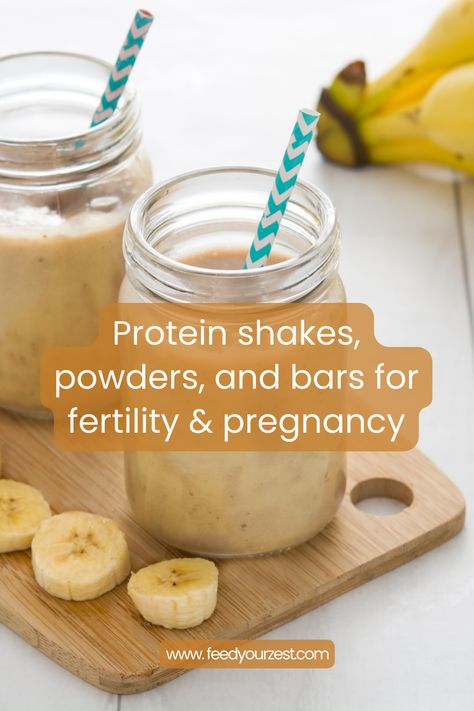 Protein shakes, powders, and bars for fertility and pregnancy — Dietitian nutritionists for fertility, pregnancy, postpartum, PCOS, and more. Protein Powder Shakes, Quinoa Protein, Healthy Hormones, Soy Recipes, Pregnancy Nutrition, Protein Supplements, Nutrition Coach, Protein Bars, Healthy Pregnancy