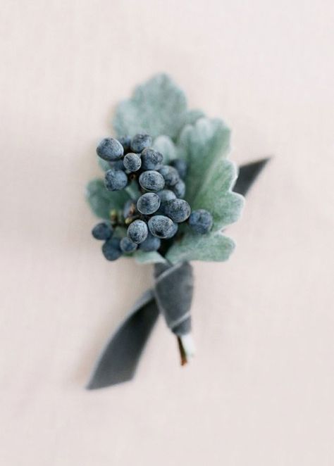 Winter Boutonniere, Civil Dress, Groomsmen Boutonniere, Winter Wedding Flowers, Dusty Miller, Groom Boutonniere, Winter Wedding Inspiration, Boutonniere Wedding, Trendy Flowers