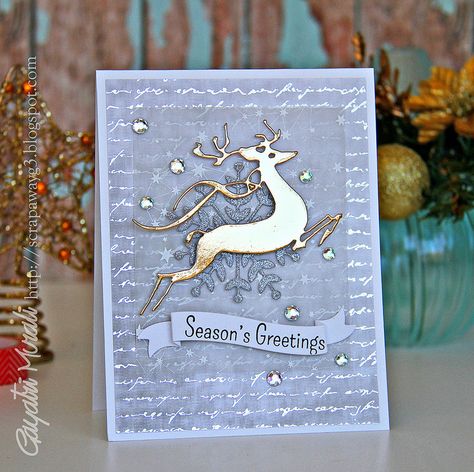 Set of reindeer cards Christmas Postcard Diy, Reindeer Cards, Diy Reindeer, Homemade Holiday Cards, Christmas Cards 2018, Stamp Pattern, Reindeer Card, Black Deer, Penny Black Cards