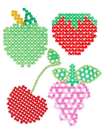 Home – Susan Alexandra Plastic Bead Crafts, Beaded Fruit, Susan Alexandra, Pony Bead Projects, Bead Matted, Hand Beaded Bag, Diy Beaded Bracelets, Bead Charms Diy, Beaded Crafts