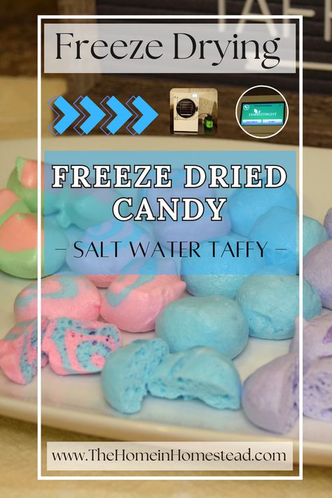 Freeze Dried Taffy in the Harvest Right Freeze Dryer Freeze Dried Taffy, Freeze Dry Candy, Harvest Right Freeze Dryer, Freeze Dryer, Freeze Dried Candy, Salt Water Taffy, Dried Food, Thousand Islands, The Harvest