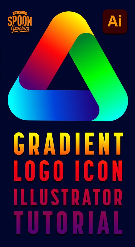 Video Tutorial: How to Create a Modern Gradient Logo Design in Adobe Illustrator Logo Gradient Design, Gradient Typography Design, Gradient In Illustrator, How To Make Gradients In Illustrator, Logo Gradient Color, Illustrator Tutorials Logo, Gradient Logo, Buy Logo, Adobe Illustrator Tutorials