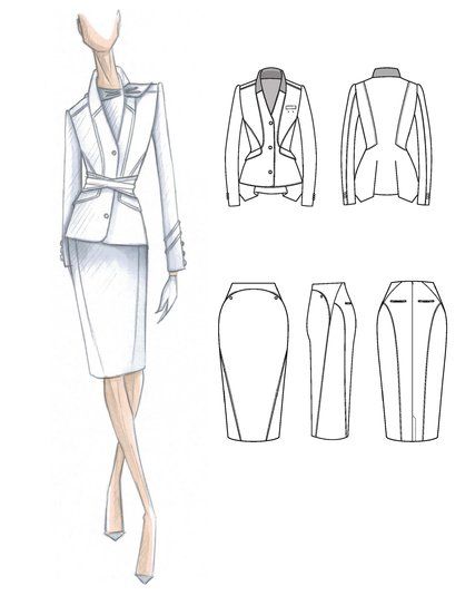 Zac Posen Presents New Uniforms for Delta - The New York Times Uniform Sketch, Air Hostess Dress, Military Inspired Fashion, Fashion Illustration Poses, Flight Attendant Fashion, Fashion Figure Drawing, Office Uniform, Fashion Design Sketchbook, Fashion Design Collection