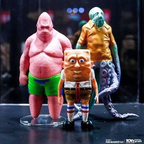 Realistic SpongeBob Patrick And Homer - Artist Shows They'd Look Like This Scary Rather Than Cute Check more at https://amazinganimalphotos.com/memes-clean-dank/spongebob-squarepans-homer-real-life-miguel-vasquez-12251.html Realistic Spongebob, Zombie Cartoon, Spongebob Patrick, Animated Cartoon Characters, Spongebob Memes, Favorite Cartoon Character, Animated Cartoons, Spongebob Squarepants, Best Friends Forever