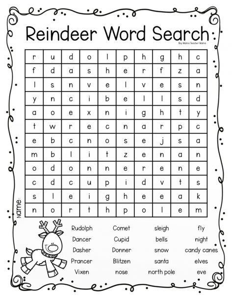 Reindeer Worksheets, Reindeer Writing Activities, Reindeer Activities, Reindeer Writing, Christmas Writing Activities, Christmas Lesson Plan, Teaching Mama, Christmas Lesson, Jan Brett