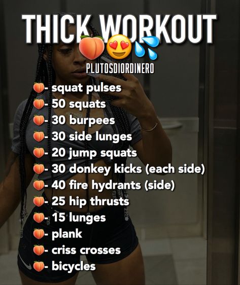 Baddie Body Workout, How To Get Thick In A Week At Home, Bigger But In A Week Workout, How To Get A Bigger But Fast In A Week, How To Get Thicker Thighs, Thicker Thighs Workout, How To Get A Bigger But Fast, Workouts For Bigger But, Rid Of Dark Underarms