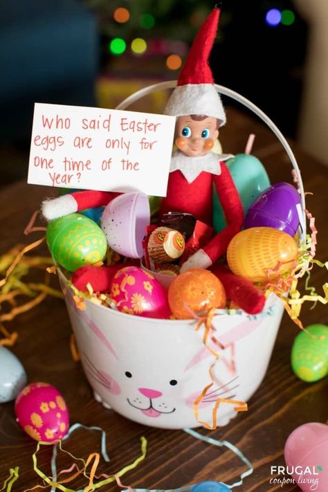 Easter Bunny Costume, Elf Printables, Easter Egg Candy, Christmas Elf Costume, Elf Decorations, Elf Magic, Bunny Costume, Elf Activities, Xmas Elf