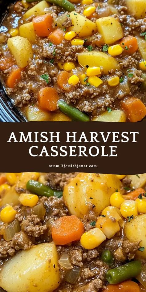 This Amish concoction is a Thanksgiving must-have that disappears as quickly as it cooks! Easy Dinner To Take To A Family, Easy Prepared Meals, Jewish Cooking Comfort Foods, Cooker Of Deliciousness Recipes, Homesteading Dinner Recipes, Past Time Cook, Easy Family Supper Ideas, Crock Pot Hotdish Recipes, Crockpot Recipes Rainy Day