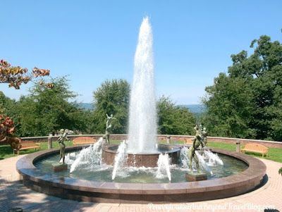 Reservoir Park in Harrisburg Pennsylvania - paved walking trails, water fountains, statues & monuments, beautiful skyline views of the city of Harrisburg and more! Fountain Roundabout, Park With Fountain, Fountain Plaza, Classic Landscape, Fountain Park, Fountain City, Landscape Reference, Harrisburg Pennsylvania, Residential Pool