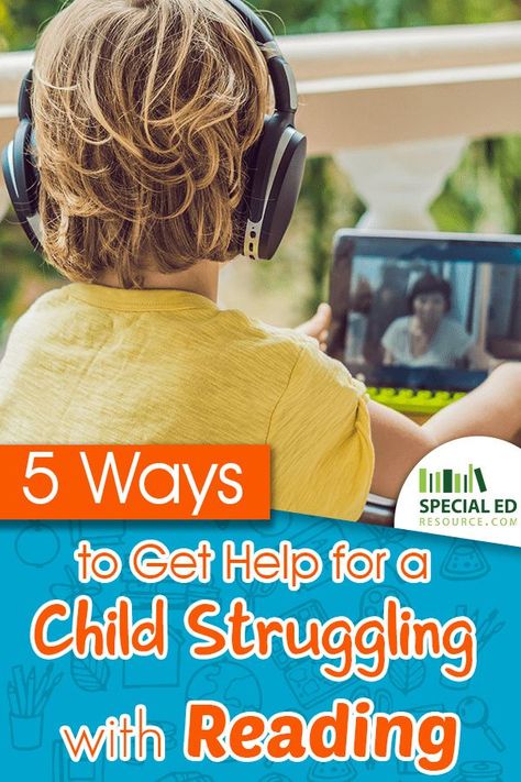 What can you do to help your child struggling with reading? In this blog, I am sharing 5 ways how to get help for struggling readers. It can be very discouraging when your child has reading difficulties. Learning to read is one of the most crucial educational foundations in a child's academic life. You may already know your child struggles with reading, but what if you don't know if that is the problem? I included the signs of a struggling reader as well as common causes of reading problems. You Reading Problems, Special Education Reading, Teaching Child To Read, Teacher Leadership, Academic Life, Reading Help, Reading Specialist, How To Teach Kids, Learning To Read