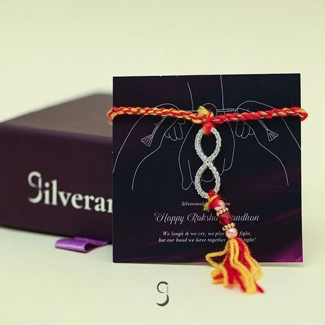 The Silveransh Trendy 925 Sterling Silver Lumba Rakhi for Bhabhi features a chic and contemporary design that adds a touch of elegance to the Raksha Bandhan celebration. Crafted from high-quality sterling silver, it beautifully symbolizes the special bond between brothers and their sisters-in-law, making it a thoughtful and stylish gift. COD AVAILABLE EXPRESS SHIPPING QUICK PAYMENT HALLMARKED & CERTIFIED 6 MONTH WARRANTY Don’t miss out! Shop Now www.Silveransh.com #silveransh #silverjewelr... Rakhi For Bhabhi, Lumba Rakhi, Raksha Bandhan, Silver Anklets, Stylish Gifts, Sterling Silver Jewelry, Contemporary Design, Silver Earrings, 925 Silver