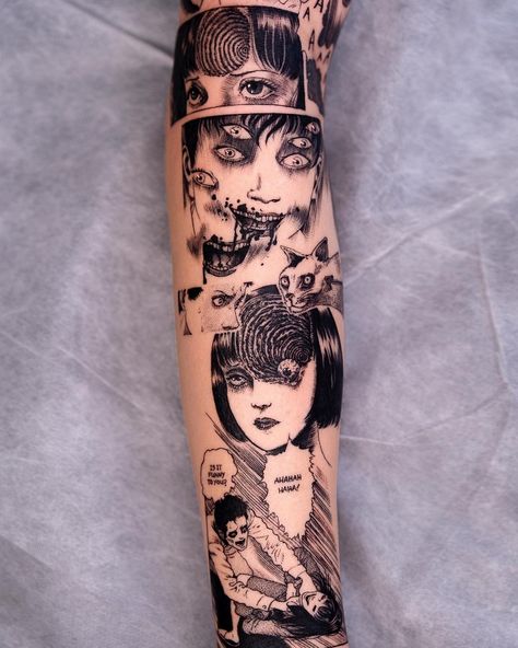 Dark Academia Vampire, Trippy Tattoo Ideas, Gothic Dark Academia, Trippy Tattoo, Mandala Hand Tattoos, Tattoos Inspo, Manga Tattoo, Creepy Tattoos, Tattoo Project