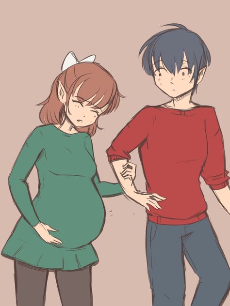 Anime Base Pregnant, Anime Pregnant Woman Birth, Big Pregnant Belly Anime, Pregnant Art Anime, Pregnant Anime Giving Birth, Pregnancy Anime, Pregnant Anime Woman, Pregnant Oc, Pregnant Tumblr