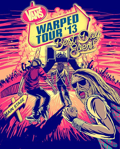 August Burns Red, Vans Warped Tour, Music Festival Poster, Tour Poster, Halestorm, Warped Tour, Friday Favorites, Blood Diamond, Tour Posters