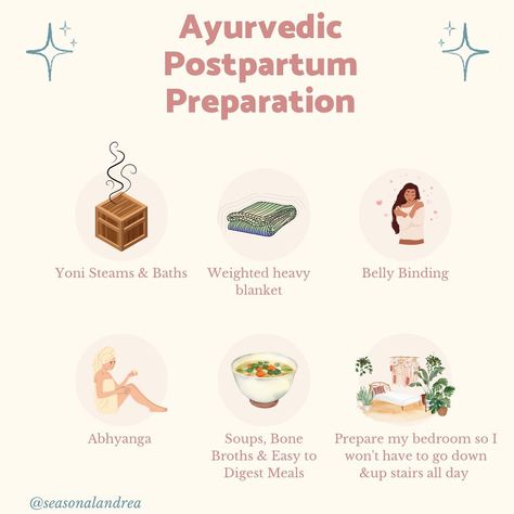 Postpartum Ayurvedic Recipes, Ayurvedic Postpartum, Holistic Postpartum, Belly Binding Postpartum, Postpartum Healing Timeline, Post Partum Doula, Belly Binding, Vata Dosha, Free Workout Plans