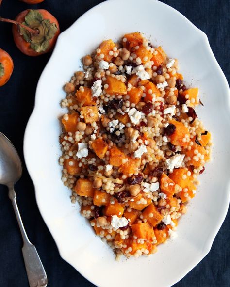 Post Image Butternut Squash Couscous, Butternut Squash And Cranberries, Recipe Couscous, Salad With Butternut Squash, Harissa Chicken, Pearl Couscous, Sweet And Spicy Chicken, Roasted Shrimp, Watermelon And Feta