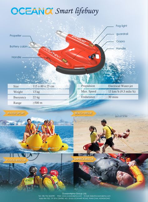 OceanApha remote control lifebuoy Future Transportation, Robot Technology, Emergency Equipment, Emergency Shelter, New Technology Gadgets, Survival Life Hacks, Drone Technology, Rescue Team, Water Sport