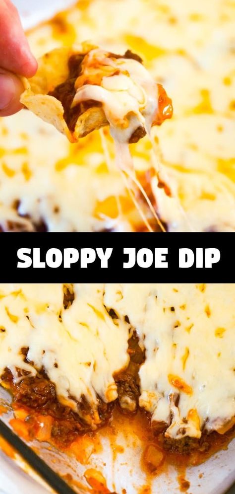 Dip For Birthday Party, Nachos Recipe Beef Dip, Sloppy Joe Dip Crock Pot, Chip Dip With Ground Beef, Dips Made With Ground Beef, Ground Beef Dips Easy, Hamburger Chip Dip, Ground Beef Dips, Ground Beef Appetizers Easy