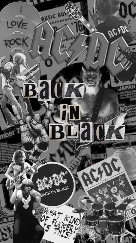 Back In Black Acdc Wallpaper, Ac Dc Wallpapers Iphone, Acdc Wallpaper Iphone, Ac Dc Wallpapers Aesthetic, Ac Dc Aesthetic, Aesthetic Rock Wallpaper, Classic Rock Wallpapers, Rock Bands Wallpaper, Ac/dc Aesthetic