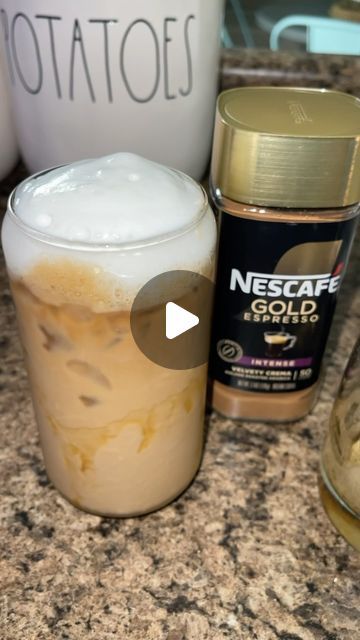 KRYS 🎀 on Instagram: "Coffee girlies come to front 🫶🏽🙂‍↔️☕️😍😮‍💨✨" Nescafe Gold Iced Coffee Recipe, Nescafe Gold Espresso Recipe, Homemade Iced Coffee Recipe Easy, Nescafe Iced Coffee Recipe, Homemade Iced Coffee Recipe, Nescafe Gold, Homemade Iced Coffee, Espresso Recipes, Iced Coffee Recipe