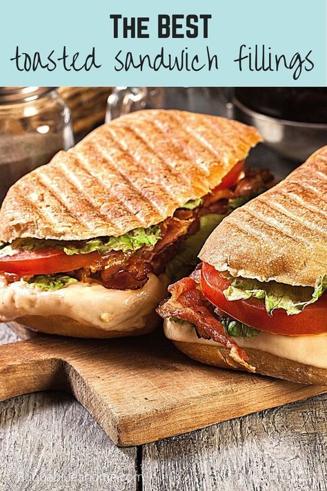 Toasted Sandwich Recipes, Sandwich Maker Recipes, Spicy Sandwich, Creative Sandwich, Toasted Sandwich, Sandwich Fillers, Fermented Veggies, Toast Sandwich, Sandwich Fillings