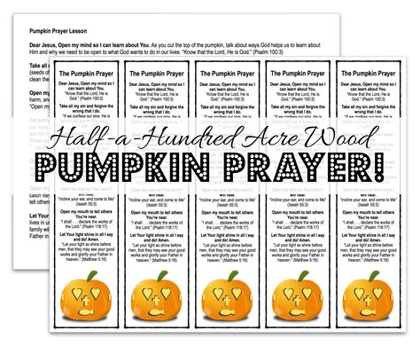 Pumpkin Prayer, Christian Pumpkin, Pumpkin Poem, Pumpkin Games, Five Little Pumpkins, Tall Pumpkin, Childrens Sermons, Sunday School Classroom, Christian Stories