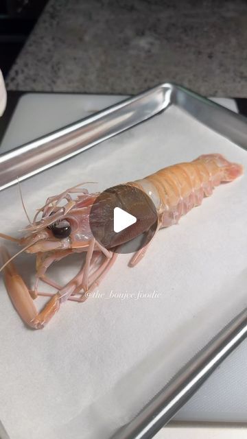 The Boujee Foodie on Instagram: "♥️🦞 Scampi or Langoustine is a smaller lobster variation but bigger than a king prawn and has elongated claws. The flavor is like a sweet and delicate lobster, softer than cooked lobster not as firm as a prawn. Now that we got that out of the way, a lot of people have asked to see the deconstruction process that I did to achieve a beautiful piece. Here’s the technique and I’ll post instructions in the comments section pinned. 

To help maintain a straight tail, insert a skewer into the middle of the tail down the intestinal tract to preserve its form, or lightly poach it with patience so that it does not overcook and curl up. I poached mine at 70C very slowly. This is not a process for a quick meal. The result is this impressive piece sure to make the one Cooked Lobster, How To Cook Lobster, Quick Meal, A Lot Of People, A King, Skewers, Quick Meals, Instagram