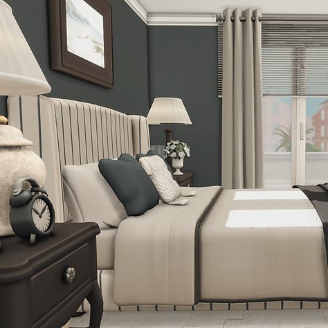 F a r f a l l a ☁️ — Cozy Coastal Bedroom & Nursery⚓ Sims 4 Mods Furniture Bedroom, Sims 4 Mods Home Decor, Sims 4 Family Room, Alpha Sims 4 Cc Furniture, Sims 4 Luxury Bedroom, Sims 4 Realistic Furniture Cc, Sims4 Living Room Cc, Sims 4 Mods House, Luxury Sims 4 Cc