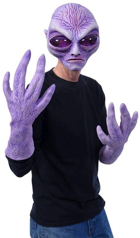 Purple Alien Costume, Alien Costume Ideas Women, Adult Alien Costume, Space Rodeo, Alien Dress, Alien Suit, Alien Mask, Alien Cosplay, Alien Clothes